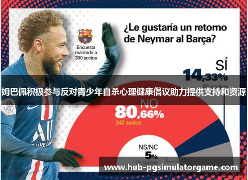 姆巴佩积极参与反对青少年自杀心理健康倡议助力提供支持和资源