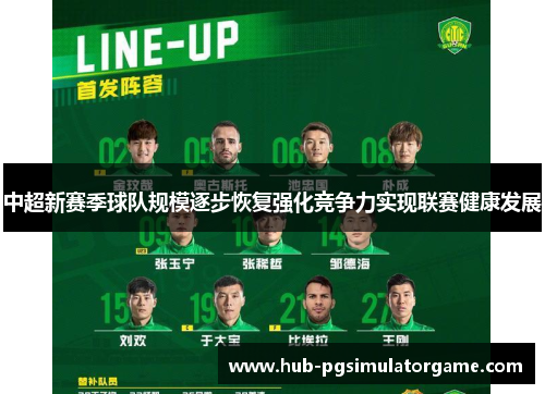 中超新赛季球队规模逐步恢复强化竞争力实现联赛健康发展