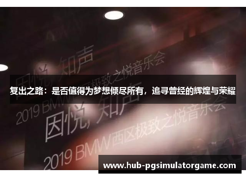 复出之路:是否值得为梦想倾尽所有,追寻曾经的辉煌与荣耀 复出之路:是否值得为梦想倾尽所有,追寻曾经的辉煌与荣耀